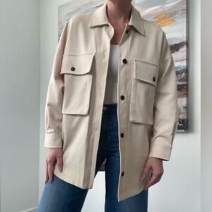 Zara Oversized shirt jacket